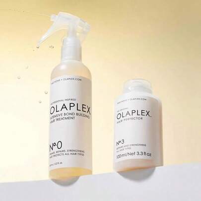  Olaplex . No. 0 Repair Essence 155ml + No. 3 Pre-wash Repair Hair Mask 100ml Restaura y repara el cuidado del cabello dañado por permanentes y tintes