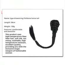 Ponytail Hair Extensions Ponytail - Suitable For - Women 86.36 Cm Braided - Ponytail - Extension Braid - Long Braid - Ponytail - Extension - Multicolor - View 3