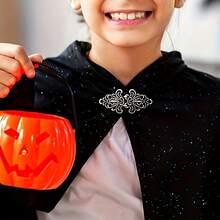 3-Piece Vintage Sweater Swirl Cape Cloak Clips For Dress Retro Cardigan Shawl Collar Clasp Dress Shirt Button Clip For Girl Women - Bạc - Xem 5