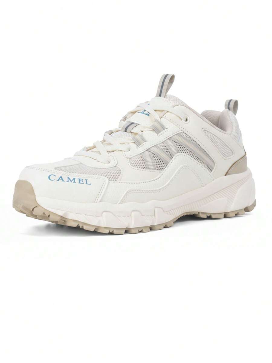 CAMEL CROWN 女士户外徒步鞋,新款专业户外运动鞋,防滑耐用徒步休闲鞋 - 洛可可白 - 查看 1