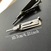 Multifunctional Manual Tool Set, Stainless Steel Material, Precision Scale Lines, Includes Storage Box, Ideal For DIY Projects & Home Use - Gray - View 4