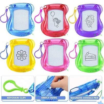 5/10/20 bảng vẽ từ tính mini, sổ ghi nhớ ba lô & móc chìa khóa, bảng viết phác thảo có thể xóa được, quà tặng tiệc sinh nhật & túi quà tặng Ngày lễ tình nhân trở lại trường, ngày lễ tình nhân, đám cưới, sinh nhật