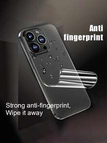 5 Pcs Back Hydrogel Film Compatible With IPhone 17 Pro Max/Air/16/16e/16 Pro Max/15/14/11/13/12/11/Pro Max/Plus/XS Max/X/XR Soft Clear Screen Protector Phone Accessories [Not-Glass] - Clear - View 5