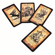 1 Bộ bài Tarot Solomon Sisters (Bài Tarot Quỷ Nhập và Bài Tarot Triệu Hồi Thiên Thần), Bộ bài Tarot tiêu chuẩn, Thích hợp cho bói bài Tarot và sưu tầm, Chất liệu bìa cứng chất lượng cao, Phù hợp cho người từ 14 tuổi trở lên. - Nhiều màu - Xem 9