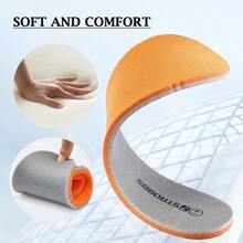 Reversible Foam Insoles Women Men Comfort Lightweight Cushion Shoe Inserts Shock Absorbing Flat Inner Soles Sneakers Running Shoes, Black, US12 - Nam: US 11 + Gray - Xem 4