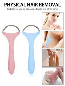 Physical Facial Hair Removal Tools, Stainless Steel Coil Springs, Female Portable Threaded Facial Hair Remover, Portable Lip Hair Remover Spring Equipment Beauty Tools-Facial Threaded Hair Remover, Used To Remove Excess Hair On The Upper Lip, Chin, Cheeks And Eyebrows, Gentle And Effective Spring Technology Female Cosmetic Tools,