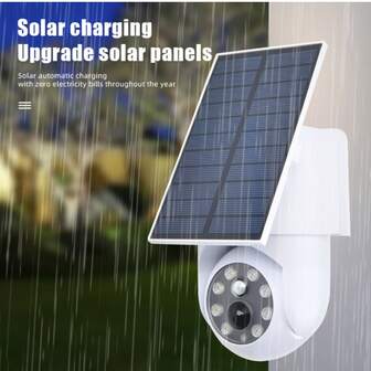 户外太阳能灯，户外照明智能运动传感器灯，假监控摄像头，路径灯，庭院灯，壁灯，防盗。IP64防水，假摄像头，假监控，无需布线，假监控头，假监控，家用。