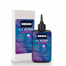 100g/200g/300g/400g UV Resin, Transparent, Low Odor, Self-Leveling, Suitable For DIY Crafts And Jewelry Making