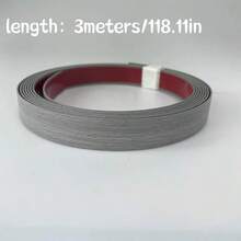 1 件 118.11 英寸/196.85 英寸封边贴纸，自粘装饰条，家具桌椅板封边条，木纹覆盖，灵活耐用的封边条，封边条，撕下胶带，柔性条模具，自粘木纹封边条，家具柜门和墙壁条状装饰条，用于家具维修，易于维修 - 彩色 - 查看 15