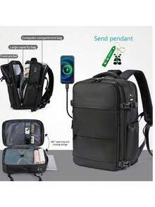 45x30x20cm Large Capacity Multi-Function Travel Backpack, Airline Approved Size, Fits Laptop, Outdoor Travel Cabin Backpack Travel Bag Luggage Bag For Travel For Business For Vacation Holiday Portable Multifunction Travel Duffel Bag Unisex Weekender Bags