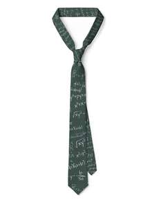 Funny Math Function Formula Printed Tie
