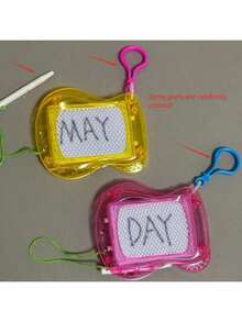 5/10/20 bảng vẽ từ tính mini, sổ ghi nhớ ba lô & móc chìa khóa, bảng viết phác thảo có thể xóa được, quà tặng tiệc sinh nhật & túi quà tặng Ngày lễ tình nhân trở lại trường, ngày lễ tình nhân, đám cưới, sinh nhật - Nhiều màu - Xem 8