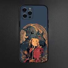 Fullmetals Anime A-Alchemists Brother  Phone Case Covercompatible with  16,15,14,13,12,11 Plus,Pro Max,XS,X,XR,SE Soft Silicone Black Cover,Covercompatible with  17 Hülle, 17 pro Hülle, 17 promax Hülle - Z6 - Übersicht 5