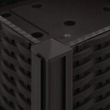 vidaXL Hochbeet 80x40x23 Cm Polypropylen - 黑色 - 查看 7