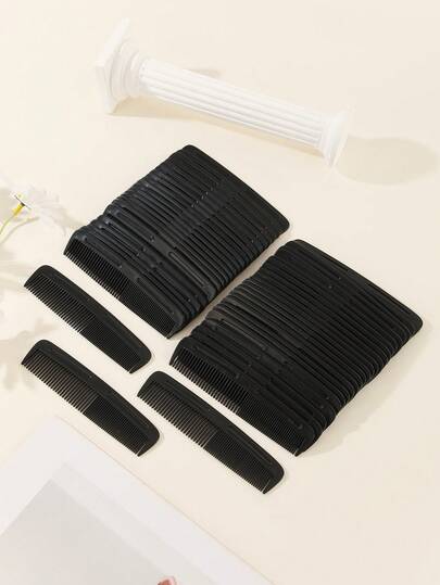 50 قطعة مشط شعر مسطح أسود، مقاوم للحرارة وخالي من الكهرباء الساكنة، فرشاة شعر، فرشاة تسريح الشعر، فرشاة تصفيف الشعر، فرشاة الشعر المجعد، فرشاة الحواف، مشط الشعر، فرشاة الشعر، طقم فرشاة الشعر، مشط الشعر، مشط للشعر المجعد، فرشاة فك التشابك، فرشاة شعر للنساء، شعر، سفر، منتجات الشعر، أدوات الشعر، مستلزمات الشعر، حلاق، اكسسوارات الحلاقة، صالون الحلاقة، معدات التجميل