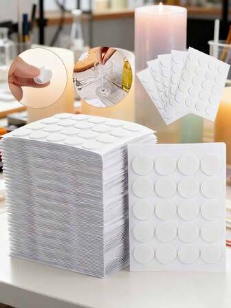 200pcs Candle Making Kit, Candle Wicking Stickers, Candle Making Supplies, Double-Sided Stickers With Small "Tail", Heat-Resistant Wick Stickers For Candle Making-Color Random