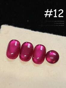 12ml Autumn Winter Nails Blue Pink Red Cat Eye Gel Nail Polish 2025 New Style Whitening High Density Sparkling Glass Bead Crystal Cat Eye Nail Art Cat Eye Design Popular Gift For Women Nail Supplies Christmas Nails - Multicolor - View 17