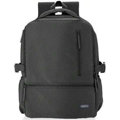 AISENS ASBG-BP086-BK Mochila Deportiva Repelente al Agua para Portátiles hasta 15.6" Negro