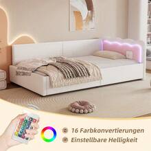 Futons - White + Velvet + 90cm*200cm - View 4