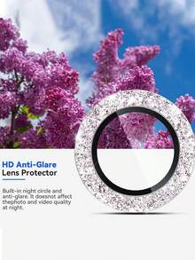 一套相机镜头保护膜，带闪光灯，9H钢化玻璃金属环相机盖屏幕保护膜装饰配件，兼容三星S22/S23/S24 Ultra/S25 Ultra/Galaxy Z Fold 7/Galaxy Z Flip 7/Galaxy Z Fold 6/Galaxy Z Flip 6，防摔、防水、防刮、防震、自动吸附、全覆盖、防指纹 - 紫色 - 查看 2