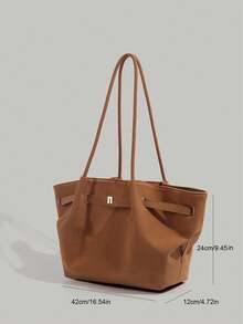 2025 New Vintage High-End Capacity Handbag/Shoulder Bag Tote