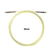 [6 Interchangeable Knitting Needle Sizes] Multi-Color Interchangeable Circular Knitting Needle Set, 6 Flexible Cable Sizes, Stitch Markers, Connector Caps, Beads - DIY Craft Knitting And Crochet Accessory Kit, Sewing & Weaving Supplies - Multicolor - View 10