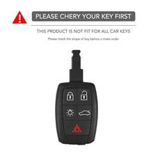 Keychain Protection For Volvo S40 XC70 XC90 V50 V70 B50 S60 T5 S40 Holder Accessories Silicone Car Remote Key Caps Cover Case
