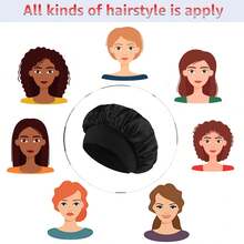 10件套美发梳套装，天然卷发专用梳子和喷雾瓶，含睡眠帽，适合家庭和沙龙使用。 - 彩色 - 查看 5