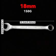 6-21mm 铬钒钢双六角扳手套装，哑光六角和开口式汽车维修工具