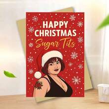 1 بطاقة تهنئة عيد الميلاد للكبار بالظرف (11 سم * 16 سم) - تصميم "عيد ميلاد سعيد يا سكر"، مشهد احتفالي مضحك، مثالية للأصدقاء، مناسبة لاحتفالات عيد الميلاد، بطاقة تهنئة عيد الميلاد المضحكة|بطاقة عيد ميلاد مضحكة|بطاقة تهنئة ورقية - متعدد الألوان - مشاهدة 14