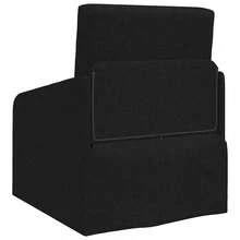 vidaXL Sofa Bett Schwarz 65 X 80 X 83 Cm Stoff - Black - View 7