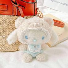 Sanrio 三丽鸥系列奶嘴、泰迪熊、Hello Kitty毛绒玩具、My Melody、Kitty猫咪吊坠、钥匙扣、包包配件、生日礼物、男女童礼物、圣诞节礼物 - 彩色 - 查看 6