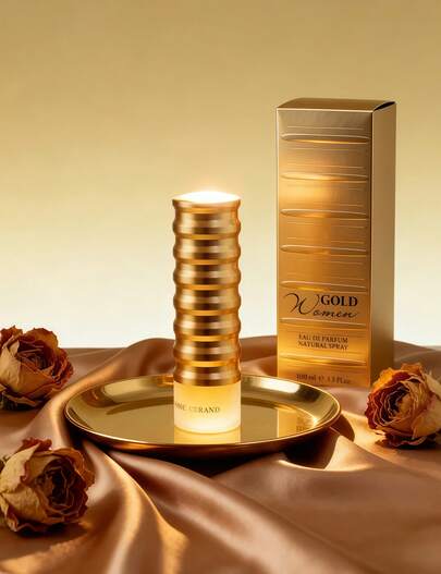 Lattafa PERFUME ARABE- Mujer- " Gold Women" - EAU DE PARFUM - 100ML - Perfume fresco floral-frutal - Perfecto para primavera y verano, ligero y natural, perfume elegante y sensual, ideal para regalo romántico, aroma floral y cálido para mujer, perfume con personalidad, fragancia especial para aniversarios, regalo perfecto para pareja, perfume para ocasiones especiales, perfume para cenas románticas, regalo elegante para mujer, Es el regalo ideal para ella en citas y Navidad, un imprescindible para citas, un regalo para el Día de San Valentín