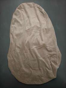 1件/2件装纯色天鹅绒吧台凳套，可拆卸可水洗，无扶手椅套，适用于宴会、家居、酒店 - 杏色 - 查看 10