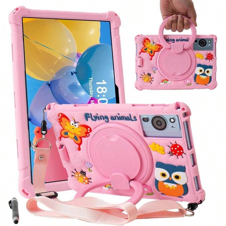 10.1 Inch Android Tablet Case Callsky 10.1 Inch Cpad 10ROWT A10Onn 10.1ApoloSign EM101ABYYBUO 10.1''Pink - Bao da máy tính bảng Android 10.1 inch + Hồng - Xem 1