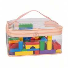 1/2/6 chiếc Túi đựng đồ bằng PVC trong suốt có khóa kéo – Túi đựng mỹ phẩm, đồ dùng du lịch và đồ gia dụng chất lượng cao trong suốt, bền và nhẹ với tay cầm gia cố, khóa kéo an toàn, túi đựng mỹ phẩm - Nhiều màu - Xem 14