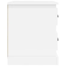 vidaXL 2 Stück Nachttische Weiß 39x39x47,5 cm Holzwerkstoff
