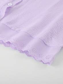 2 Peças Conjunto de Pijama Feminino, Cardigan Gola com Manga Longa e Bainha com Babado e Laço, Calça Longa com Estampa Floral, Confortável e Elegante, Adequado para Primavera, Outono e Inverno em Casa