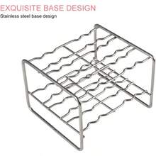 6-Piece Popsicle Mold Set, Stainless Steel Ice Cream Molds With Stick Holder Base, DIY Freezer Mold Set For Making Homemade Popsicles And Ice Cream - Silver - View 7