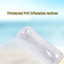Water PVC Inflatable Glitter Mesh Lounge Chair Is Durable, Thick, Foldable, And Easy To Carry. The Water Hammock With Glitter Is Suitable For Summer Swimming Pools And Beach Parties