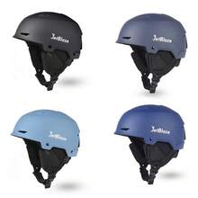 JetBlaze 1 PC Ski Helmet With Free Balaclava, Adjustable Size & Removable Ear Pads, For Men Women Winter Sports. - Multicolor - View 2