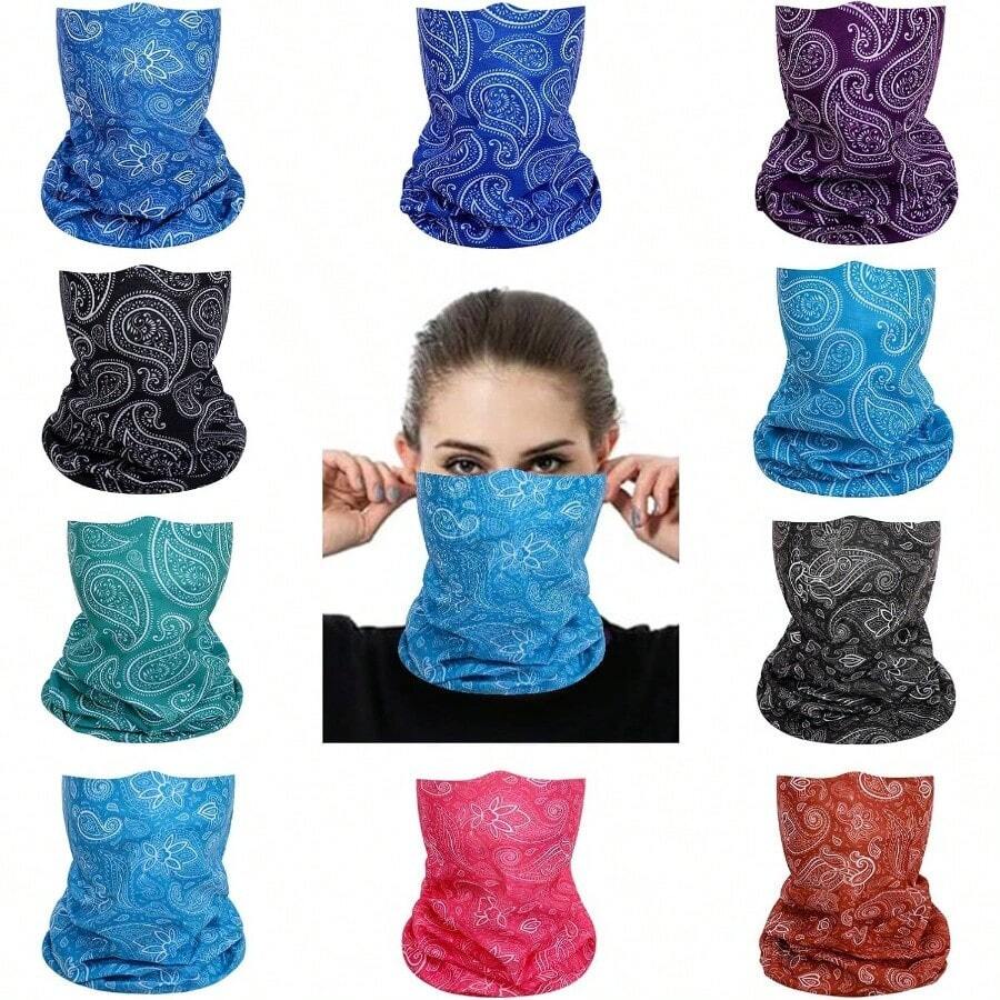 Bandana mgica tubular multifuncional tipo bufanda, para el cuello o la cabeza, para el sudor - N° 26 + 10 - Ver 1