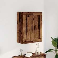 vidaXL Wandschrank Im Altholz-Look 69,5x34x90 Cm Holzwerkstoff - Yellow - View 1