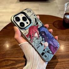 Nueva funda de teléfono de anime BLUES LOCKS de moda, adecuada para 17, 16, 15, 14, 13, 12, 11, Pro,,, X, XR, XSMAX, con una parte trasera mate resistente a los golpes, funda Iph, fundas para teléfonos, funda práctica, Telefontokok, funda Iph Pro, funda Iph Pro 17 17promax - Negro - Ver 4