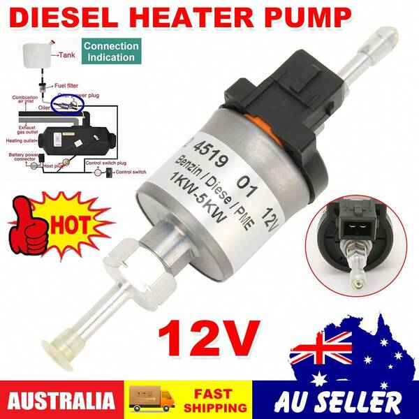 Universal 12V 1-5KW Chinese  Parking Heater Oil Fuel Pump 22ml Ultra Quiet