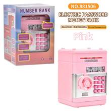 Piggy Banks Money Banks, Automatic Electronic Piggy Bank With Password And Fingerprint Unlocking Simulation, Money Bank Toys For 3 4 5 6 7 8 9 10 Year Old