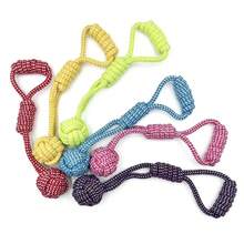 1 Stück robustes interaktives Tauziehen-Spielzeug für Hunde mit Seilball - hilft beim Zähneputzen, Trainingsgerät für mittelgroße Hunde, blaues Seildesign, Haustierbedarf, geeignet für kauende Hunde. 1 Hundeseil-Kautier, robuster Ball mit Griff, interaktive Zahnreinigung, geeignet für kleine und mittelgroße Hunde. - Verschiedenfarbig - Übersicht 1