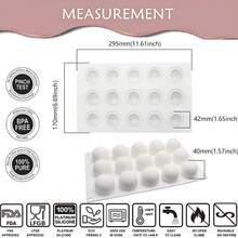 1 pezzo Stampo in silicone per torte mousse, Stampo per dolci alla frutta francesi fai-da-te, Adatto per dolci natalizi, Stampo natalizio, Stampo per cioccolato, In silicone, Per cuocere cioccolato, caramelle, decorazione torte