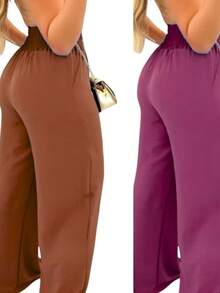 Simple Polyester Daily Pocket - أسود + مارسالا - مشاهدة 2