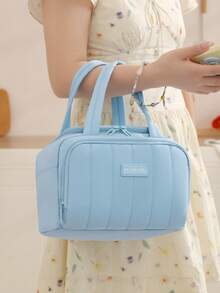 Insulated Lunch Bag - Large Capacity Portable For School/Office/Travel (All Seasons Use) Soft Insulated Lunch Box Bag - College Student Essential With Foil Lining, Perfect For Picnic & Camping‌ Large Capacity Lunch Bag For School & Work Portable Foil Lunch Box For Outdoor Use Back To School Lunch Bag Large Capacity Insulated Case For Girls & Boys (Holiday Gift)